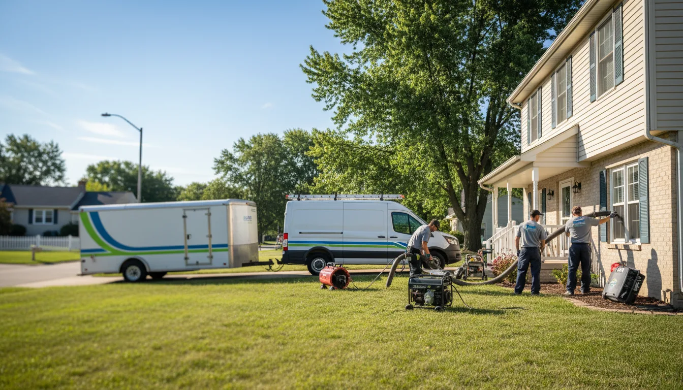 Flooded Basement Restoration And Cleanup With Repair in Derwent, OH near me